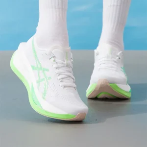 Asics  Women MAGIC SPEED 4 White Green Carbon Plate Breathable Mesh Marathon Racing Running Shoes 1012B862-101 - AliExpress Sneakers