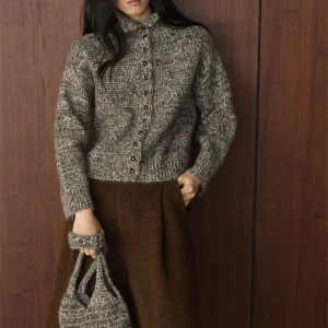 HanOrange 2025 Winter Retro Fashion Turtleneck with Bag Knitted Wool Sweater Women Contour Loose Top Apricot/Coffee - AliExpress Sweaters&Jumpers