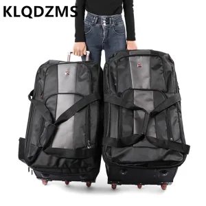 KLQDZMS Travel Trolley Luggage Bags Oxford Cloth Foldable Men Multifunctional Storage Shoulder Bag Women Rolling Suitcase - AliExpress Luggage