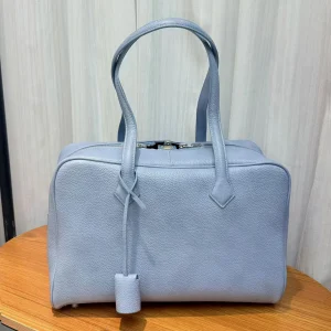 Simple Style Genuine Leather Bowling Bag Blue Purple Women's Large Capacity Handbag Fashion Versatile Top Grain Cowhide XHTY - AliExpress Women's Handbags