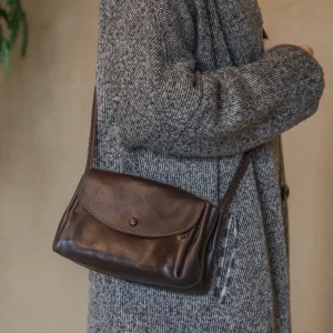PNDME simple vintage first layer cowhide women's shoulder bag leisure designer handmade genuine leather small crossbody bag - AliExpress Women's Handbags