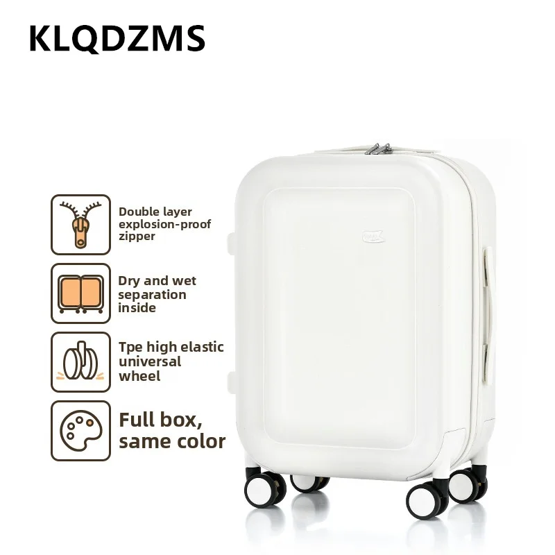 KLQDZMS Large Capacity Suitcase ABS+PC Boarding Case 20 Inch Trolley Case 24"26" Trolley Style Travel Bag Women's Luggage - AliExpress Luggage