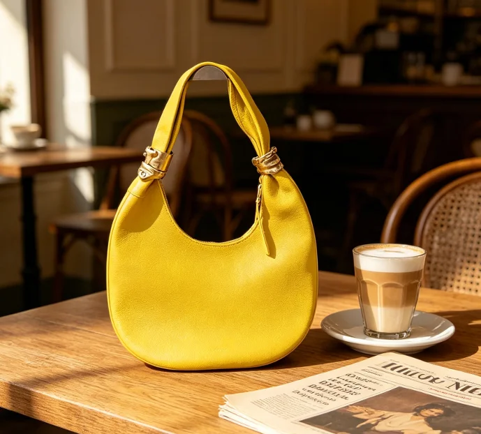 2026 New Fashion Women Black Grained Leather Face Hardware Chic Trend High End Shoulder Bag Dumpling Bag Half Moon Handbag - AliExpress Women's Handbags