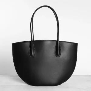 XHTY Minimalist Semi-Circular Tote Bag Woman Shoulder Bag Handbag Full Sheepskin Inside And Outside High Capacity Retro - AliExpress Women's Handbags