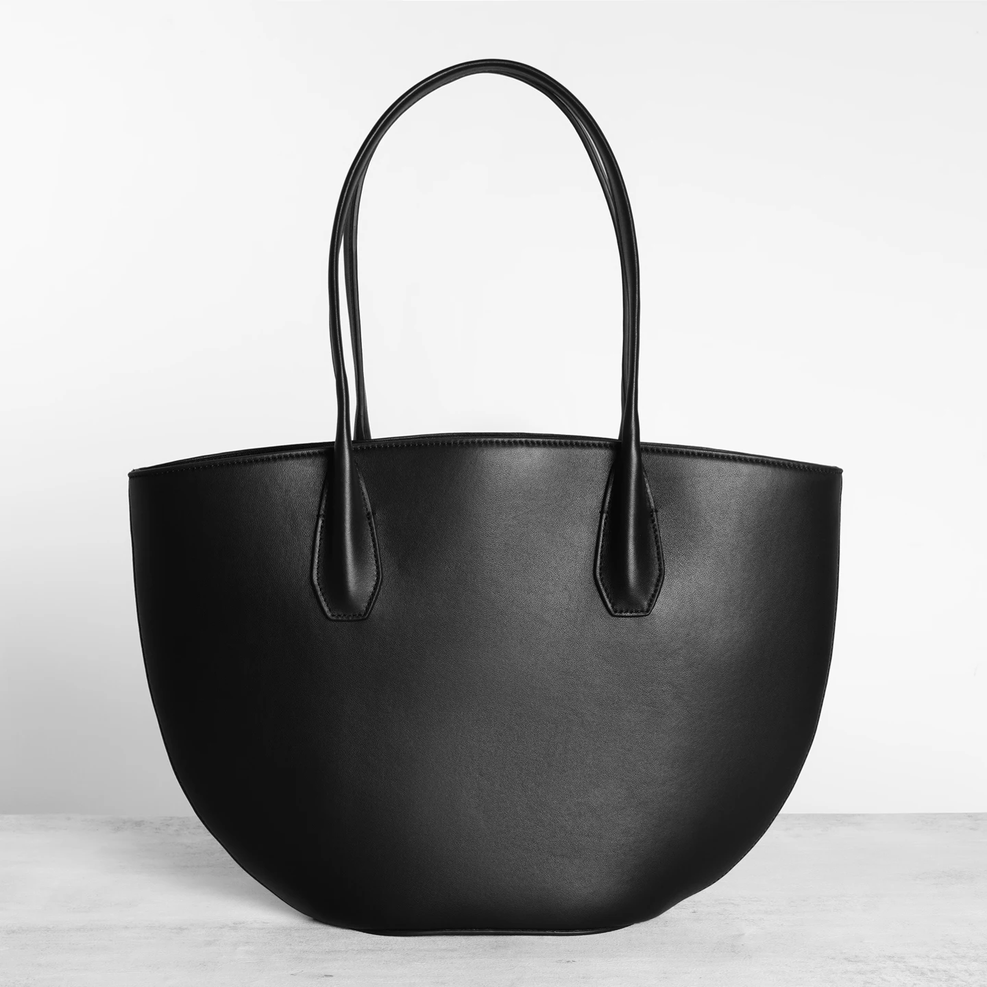 XHTY Minimalist Semi-Circular Tote Bag Woman Shoulder Bag Handbag Full Sheepskin Inside And Outside High Capacity Retro - AliExpress Women's Handbags