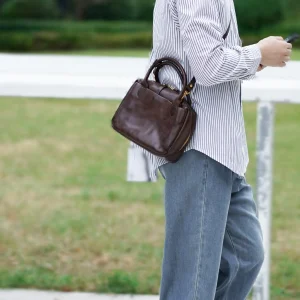 casual joker fashion handmade genuine leather women's small handbag simple party luxury real cow leather shoulder crossbody bag - AliExpress Women's Handbags
