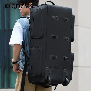 KLQDZMS Luggage Bag Multifunctional Large-capacity Trolley Bags Oxford Cloth Shipping Storage Bag with Wheels Travel Backpacks - AliExpress Travel Bags
