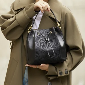 ZOOLER NEW Embroidery Luxurious Women Leather Shoulder Bags Backpacks Buckets Purses Women Style Fashion Bags#YH688 - AliExpress Women's Handbags