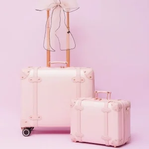 New Fashion PU Leather Travel Bag Rolling Luggage Sets,14'16'18' Inch Women Retro Trolley Suitcase Universal Wheels Boarding Box - AliExpress Luggage
