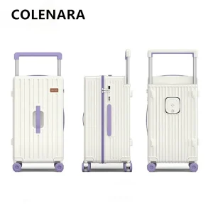 COLENARA Handheld Travel Suitcase 20"24"26"28 Inch Large Capacity Trolley Case Women Boarding Box with Wheels Rolling Luggage - AliExpress Luggage