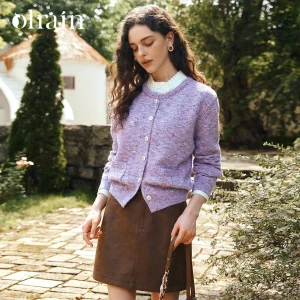 OLrain French Simple Cardigan Women's Autumn 2026 New Single Breasted Long Sleeve Tops Solid Casual Knitted Sweaters O57QZ001586 - AliExpress Sweaters&Jumpers