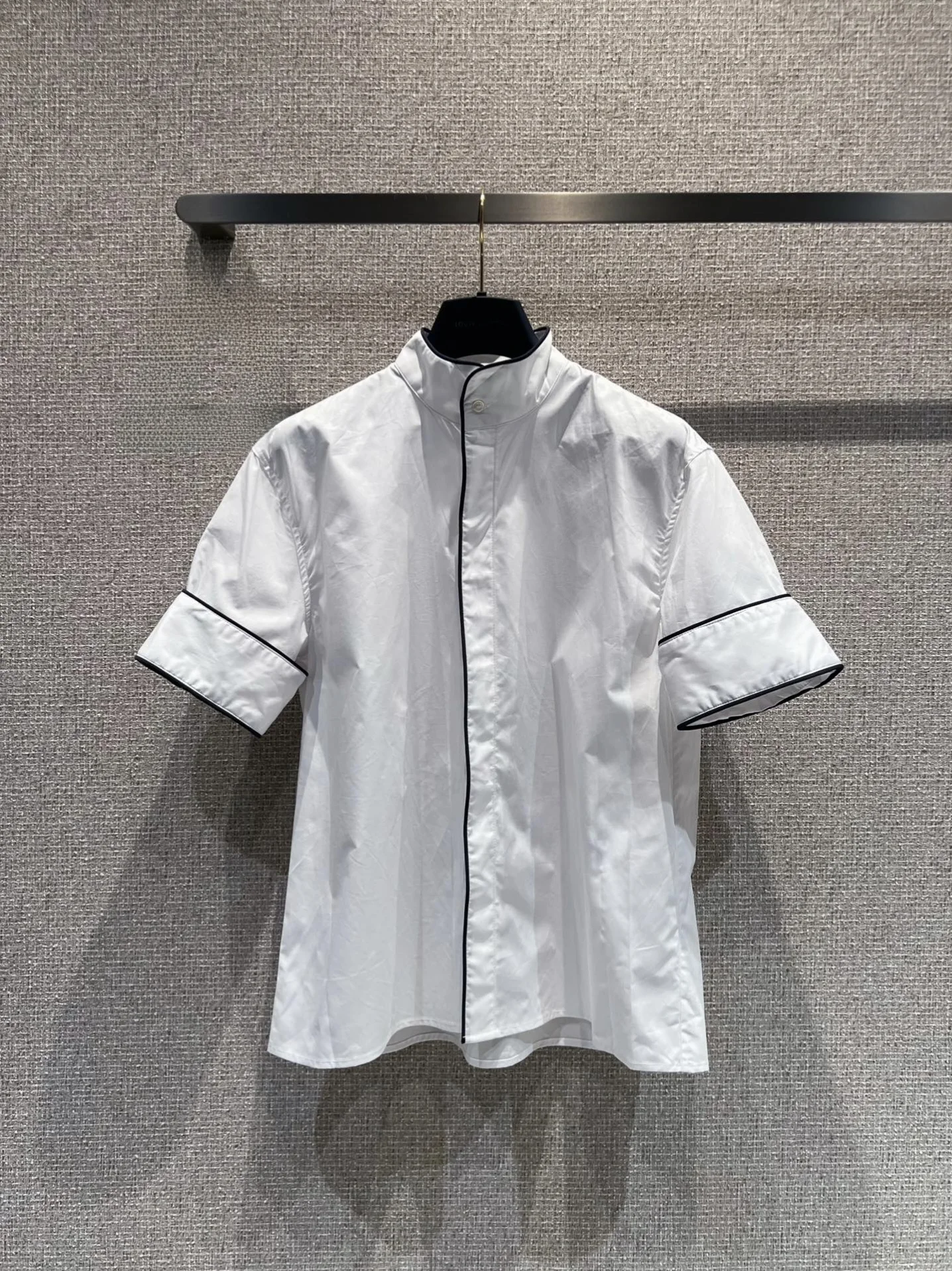 Fashionable Short Sleeve Stand Collar Women's Shirt Jacket Breathable Cotton Casual Business Style Multi-Functional Top - AliExpress Shirts & Blouses