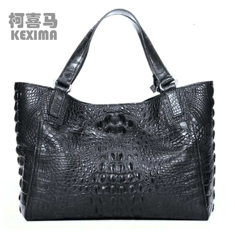 KEXIMA crocodile skin bag for women single shoulder bag for women crocodile handbag - AliExpress Women's Handbags