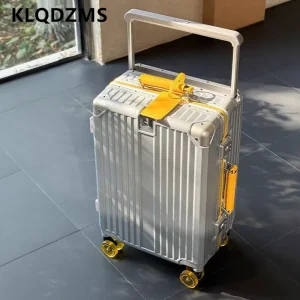 KLQDZMS Travel Luggage 24"26"28"30 Inch Women's Large Capacity Trolley Case 20 ”ABS+PC Boarding Case Men's Cabin Suitcase - AliExpress Luggage