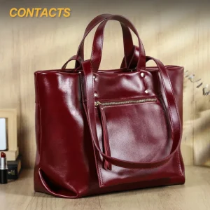 Messenger Bags Women Genuine Leather Handbags Bags for Women Sac A Main Ladies Hand Bag Suitable for 14 Inch Computers - AliExpress Women's Handbags