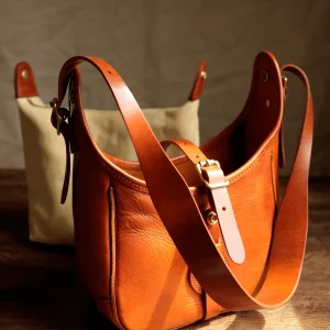 Fashion casual designers handmade vegetable tanned cowhide women shoulder bag outdoor daily genuine leather ladies underarm bag - AliExpress Women's Handbags