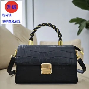 Combination Small Square Crocodile Pattern Ladies' Handbag For Women PU Commuter Crossbody Foreign Trade Lock Anti-theft Bag - AliExpress Women's Handbags