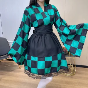 Women's Anime Cosplay Kimono Dress, Japanese Traditional Style Fancy Outfit for Halloween & Cosplay Events - AliExpress Action & Toy Figures