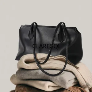Leather women's handbag tote bag large capacity armpit bag handbag women's work commuting large capacity cowhide bag - AliExpress Women's Handbags