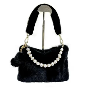 2026 Fashion Women's Bag High Quality Mink Fur Bags for Women Niche Design Saddle Bag Single Shoulder Crossbody Bag Underarm Bag - AliExpress Women's Handbags