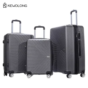 3-Piece ABS Luggage Set,Durable Spinner Suitcase with Trolley Handle, Carry-on Check-in Bag for Travel Men Women - AliExpress Luggage