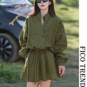 High-Waisted Long-Sve een Workwear Jumpsuit Women's New Sle Casual Comfortable Fit irt Design Chinese Faion Brand - AliExpress Shirts & Blouses