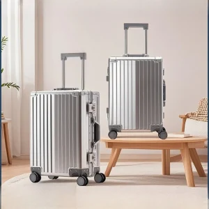 All Aluminum Magnesium Alloy Luggage 24 Inch Trolley Aluminum Frame Travel Bag Women Drop Shipping Travel Luggage Suitcase - AliExpress Luggage