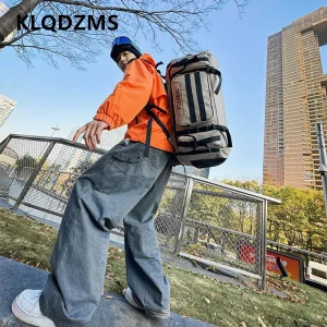 KLQDZMS Men's Backpack Outdoor Sports Ski Shoulder Bag Oxford Cloth Large Capacity Wearable Travel Bag Women's Luggage Bag - AliExpress Travel Bags