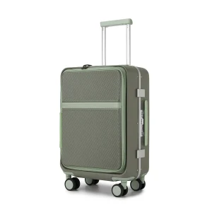 Carry-On Luggage Women Travel Trolley Case 20 Inch Cabin PC Aluminum Frame Suitcase Spinner Wheels TSA Lock New Design Suitcase - AliExpress Luggage