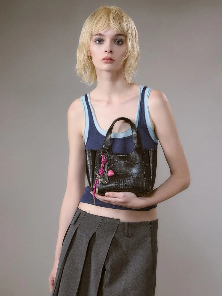 JACD Black Tote Bag Women's 2026 New Autumn Winter High-End Handbag Single Shoulder Lock Buckle Embellished Casual Simple Style - AliExpress Women's Handbags