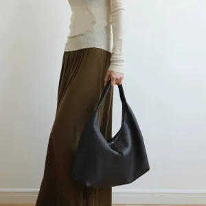 New Fashion Simple Women BagHandbag Big Genuine Leather All-match Real Leather Tote Underarm Shoulder Commuter Bag - AliExpress Women's Handbags