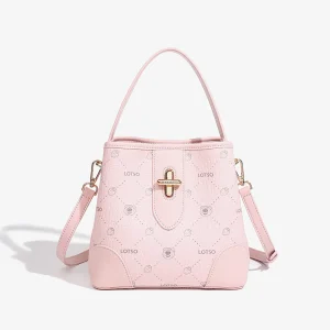 Original Disney Purses And Handbags Strawberry Bear Printing Series Bucket Bag Ladies Casual Versatile Handheld Messenger Bag - AliExpress Women's Handbags