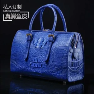 ourui new crocodile Female bag Electric blue Boston Female bag women handbag - AliExpress Women's Handbags