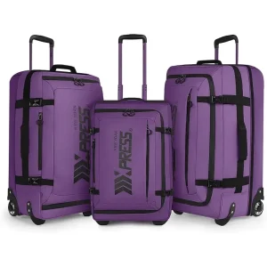 3-Piece Luggage Set, Rolling Duffle Bags with Handle, Carry-On Travel Luggage for Men & Women - AliExpress Luggage