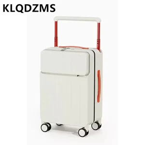 KLQDZMS 2026 New Style Wide Pull Rod Luggage For Women 20 Inch Front Opening Password Box Large Capacity Travel Suitcase - AliExpress Luggage