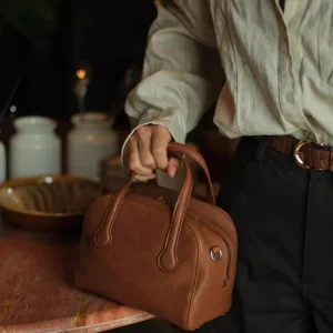 Fashion Simple Retro Genuine Leather Women Shell Boston BagHandbag Real Leather Tote Shoulder Crossbody Bag New - AliExpress Women's Handbags