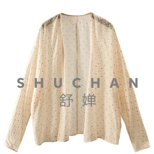 Luxury Sunshade Shirt Loose Polka Dot Cut Silk Cardigan Shawl Jacket Women's 27M1 Thin Blouse Blusas Femininas Elegantes - AliExpress Shirts & Blouses