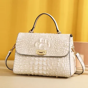 Women's handbag Women Genuine Leather Bag Crocodile skin Women's bags luxury designer handbag Women Leather Handbag Brand women - AliExpress Women's Handbags