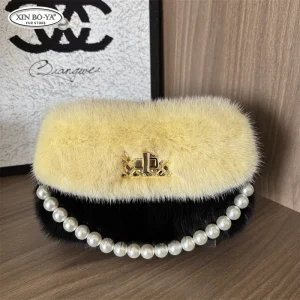 Women's Bag Mink Fur Bag Luxury Plush Wrist Bags Handbag Totes for Woman Chain Plush Small Wrist Clutch Versatile Shoulder Bags - AliExpress Travel Bags