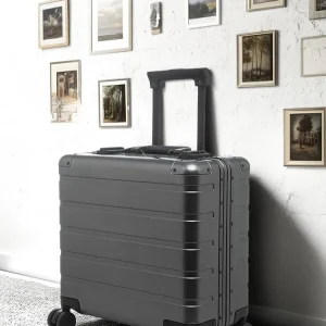 Aluminum Magnesium Alloy Business Carry On Luggage 18 Inch - Laptop Trolley Case, Durable Metal Frame Suitcase for Men Women - AliExpress Luggage