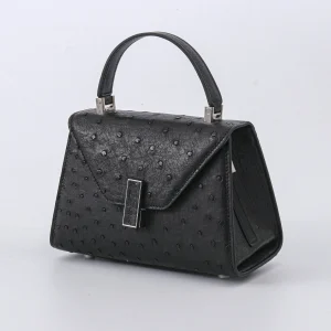 2025 New Fashion Women's Handbag Genuine Leather High-end Shoulder Bag Small Size Ostrich Leather Crossbody Bag For Lady 45 - AliExpress Women's Handbags