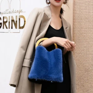 Luxury Designer Handbags Bag Mink Fur Bags for Women Square Bag Shoulder Bags Woman Luxury 2026 Ladies Hand Bag Women's Bag - AliExpress Women's Handbags
