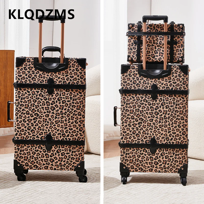 KLQDZMS 20"22"24"26"28 Inch Large Capacity Trolley Case PU Suitcase Women Boarding Box Travel Bag Set With Wheels Luggage Bag - AliExpress Luggage
