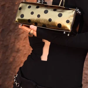 Gold Fashion Dot Genuine Leather Women Tote Pillow BagHandbag Niche Simple Real Leather Lady Shoulder Crossbody Bag New - AliExpress Women's Handbags