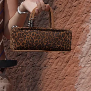 Fashion leopard Pattern Genuine Leather Women Tote Pillow BagHandbag Niche Simple Real Leather Lady Shoulder Crossbody Bag New - AliExpress Women's Handbags