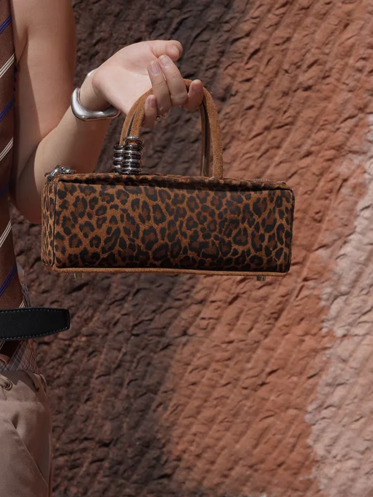 Fashion leopard Pattern Genuine Leather Women Tote Pillow BagHandbag Niche Simple Real Leather Lady Shoulder Crossbody Bag New - AliExpress Women's Handbags