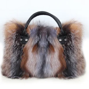 Real Fox Fur Bag Woman Crossbody Bags Ladies Furry Casual Fur Handbag Shoulder Bags Clutch Bag Fuzzy Luxury Evening Party Bag - AliExpress Women's Handbags