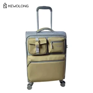 Color Block Carry On Luggage with Front Pocket, Water Resistant Spinner Suitcase Large Capacity, Travel Trolley for Men Women - AliExpress Luggage