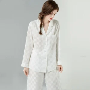 19 Momme 100% Real Silk Button Down Tops and Trousers Pajama Set Spring Sleepwear Homewear Loungewear Nightwear 2 Piece Nighty - AliExpress Women's Sleep & Lounge