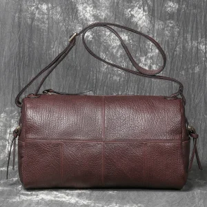 High-end retro men's genuine leather travel single-shoulder bag, large-capacity crossbody bag, business trip storage travel bag - AliExpress Travel Bags